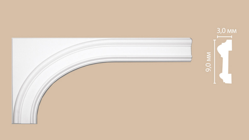Декоративный элемент для оформления арки Decomaster 97901-1L