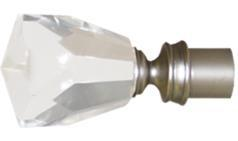 Комплект наконечников LEGRAND Кристал серебро-матовое