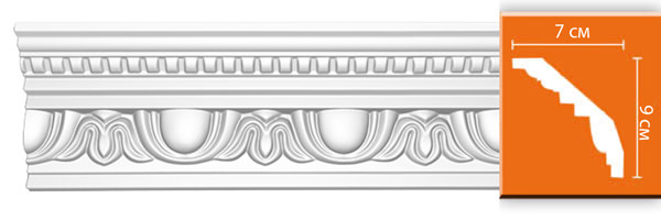 Плинтус потолочный Decomaster 95769