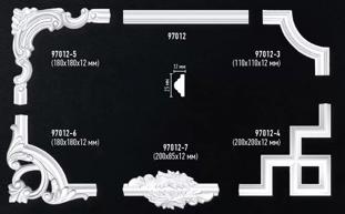 Угловой элемент для молдинга Decomaster 97012-6