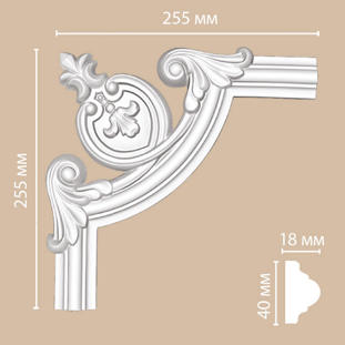 Угловой элемент для молдинга Decomaster 97010-5
