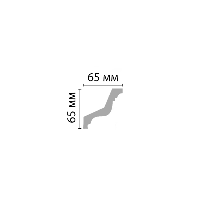 Плинтус потолочный Decomaster 96801 Плинтус потолочный Decomaster 96801