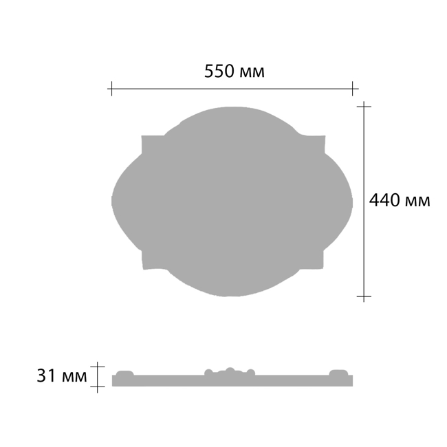Розетка потолочная Decomaster DR 1 Розетка потолочная Decomaster DR 1