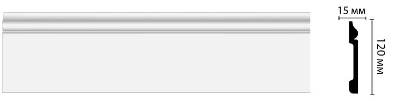 Плинтус напольный Decomaster D004