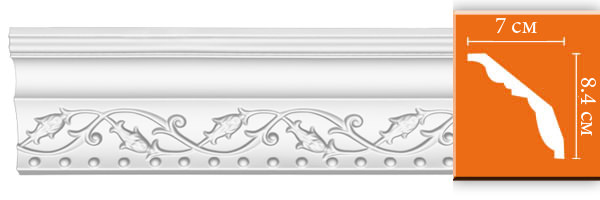 Плинтус потолочный Decomaster 95621 гибкий Плинтус потолочный Decomaster 95621 гибкий