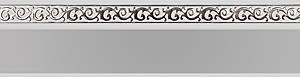 Бленда для карниза LEGRAND ФЛОРА Серебро/хром