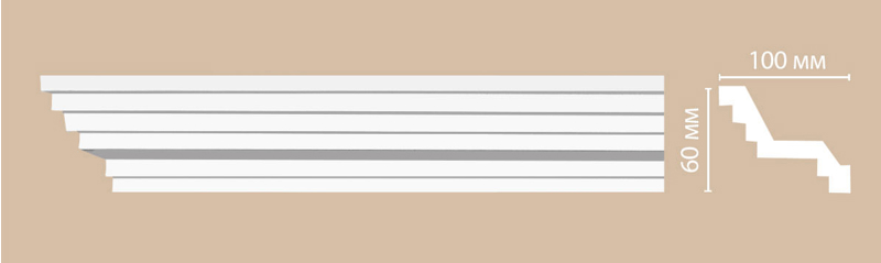 Плинтус потолочный Decomaster 96400