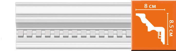 Плинтус потолочный Decomaster 95002 Плинтус потолочный Decomaster 95002