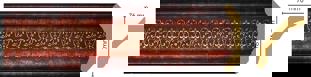 Потолочный плинтус Decomaster 169-767