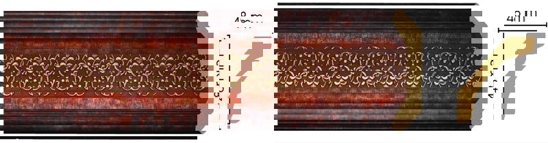 Потолочный плинтус Decomaster 167-767