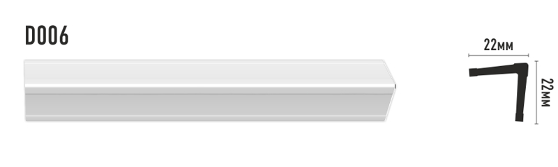 Молдинг-угол Decomaster D006