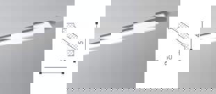Плинтус потолочный NMC Wallstyl WT1