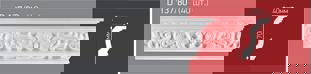 Плинтус потолочный Decor-Ek D137-80