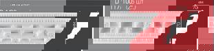 Плинтус потолочный Decor-Ek D117-100