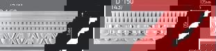 Плинтус потолочный Decor-Ek D143-150