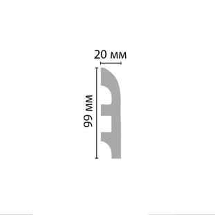 Плинтус напольный Decomaster A016