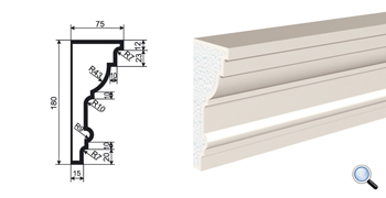 Фасадный карниз Lepninaplast КВ-180/1