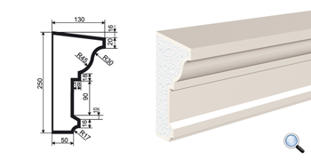 Фасадный карниз Lepninaplast КВ-250/2