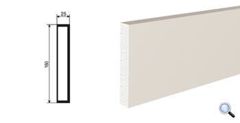 Фасадный молдинг Lepninaplast МВ-160/1
