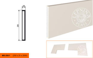 Фасадный молдинг Lepninaplast МВ-250/1