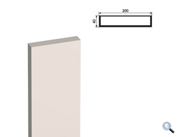 Ствол фасадной пилястры Lepninaplast ПЛВ-200/2 (H=2000мм)