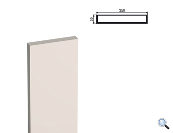 Ствол фасадной пилястры Lepninaplast ПЛВ-350/2 (H=2000мм)
