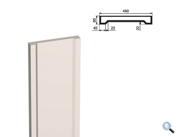 Ствол фасадной пилястры Lepninaplast ПЛВ-450/4 (H=2500мм)