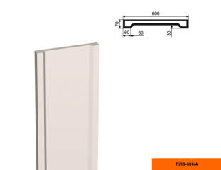 Ствол фасадной пилястры Lepninaplast ПЛВ-600/4 (H=2500мм)
