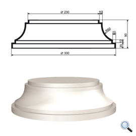 Основание фасадной колонны Lepninaplast КЛВ-205/4 FULL