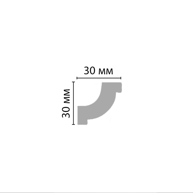 Плинтус потолочный Decomaster 96123