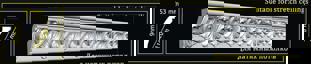 Плинтус потолочный Glanzepol GP-28