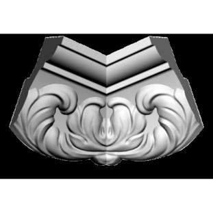 Угол внутренний к плинтусу Glanzepol GP-59 UV