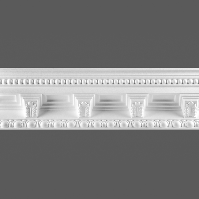 Плинтус потолочный Decor-Ek D131-150