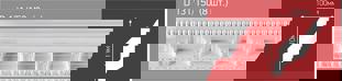 Плинтус потолочный Decor-Ek D131-150