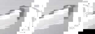 Плинтус потолочный NMC Nomastyl GT