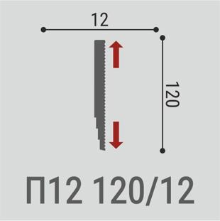 Плинтус потолочный Де-Багет П-12 120/12