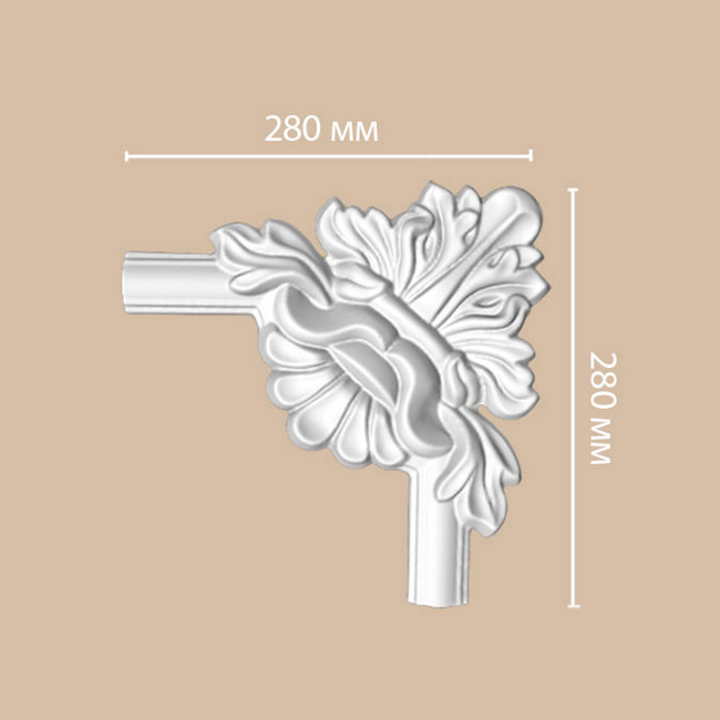 Угловой элемент для молдинга Decomaster DP-8032D