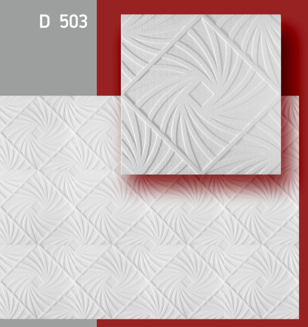 Плитка потолочная без швов Decor-Ek D503 (2 кв.м)