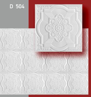 Плитка потолочная без швов Decor-Ek D504 (2 кв.м)
