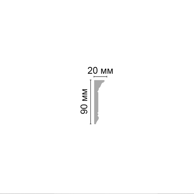 Плинтус потолочный Decomaster D226A Плинтус потолочный Decomaster D226A