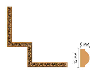 Декоративный угловой элемент Decomaster 130C-1-58