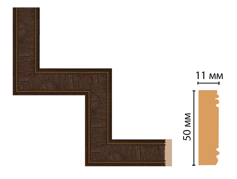 Декоративный угловой элемент Decomaster 156-1-1