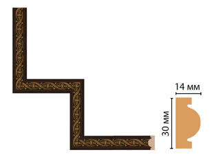 Декоративный угловой элемент Decomaster 157-1-1