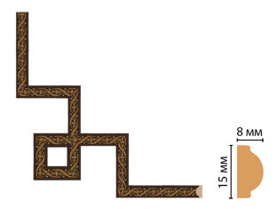 Декоративный угловой элемент Decomaster 130-3-1