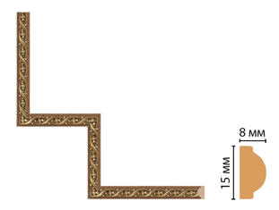 Декоративный угловой элемент Decomaster 130-1-3