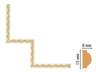 Декоративный угловой элемент Decomaster 130-1-5
