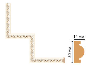 Декоративный угловой элемент Decomaster 157-1-6