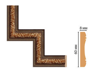 Декоративный угловой элемент Decomaster 186-1-51