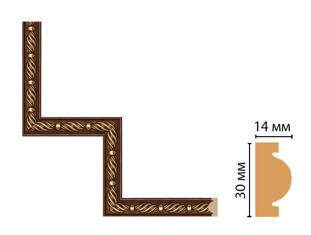 Декоративный угловой элемент Decomaster 157-1-51