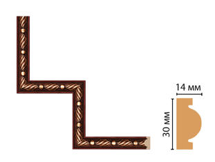 Декоративный угловой элемент Decomaster 157-1-52